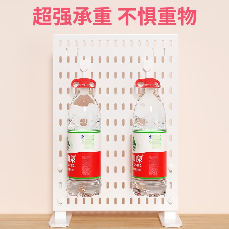 Girly Style Desktop Hole Board – Plastic DIY Storage Display Stand for Student Dormitory - Image 5